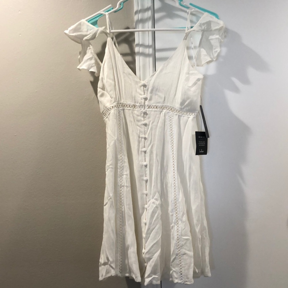 Summer dress cold shoulder